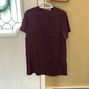 NWT H&M size M slip dress.  Beautiful cocoa brown silky feel.